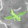 1174-dragon+flying-t