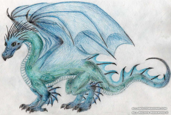 1553-dragon+ice-Blue