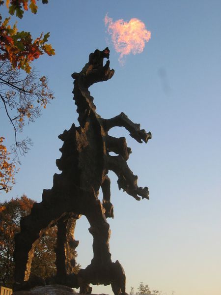 File:Wawel Dragon sculpture Krakow Poland.jpg