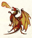 Gift: red dragon